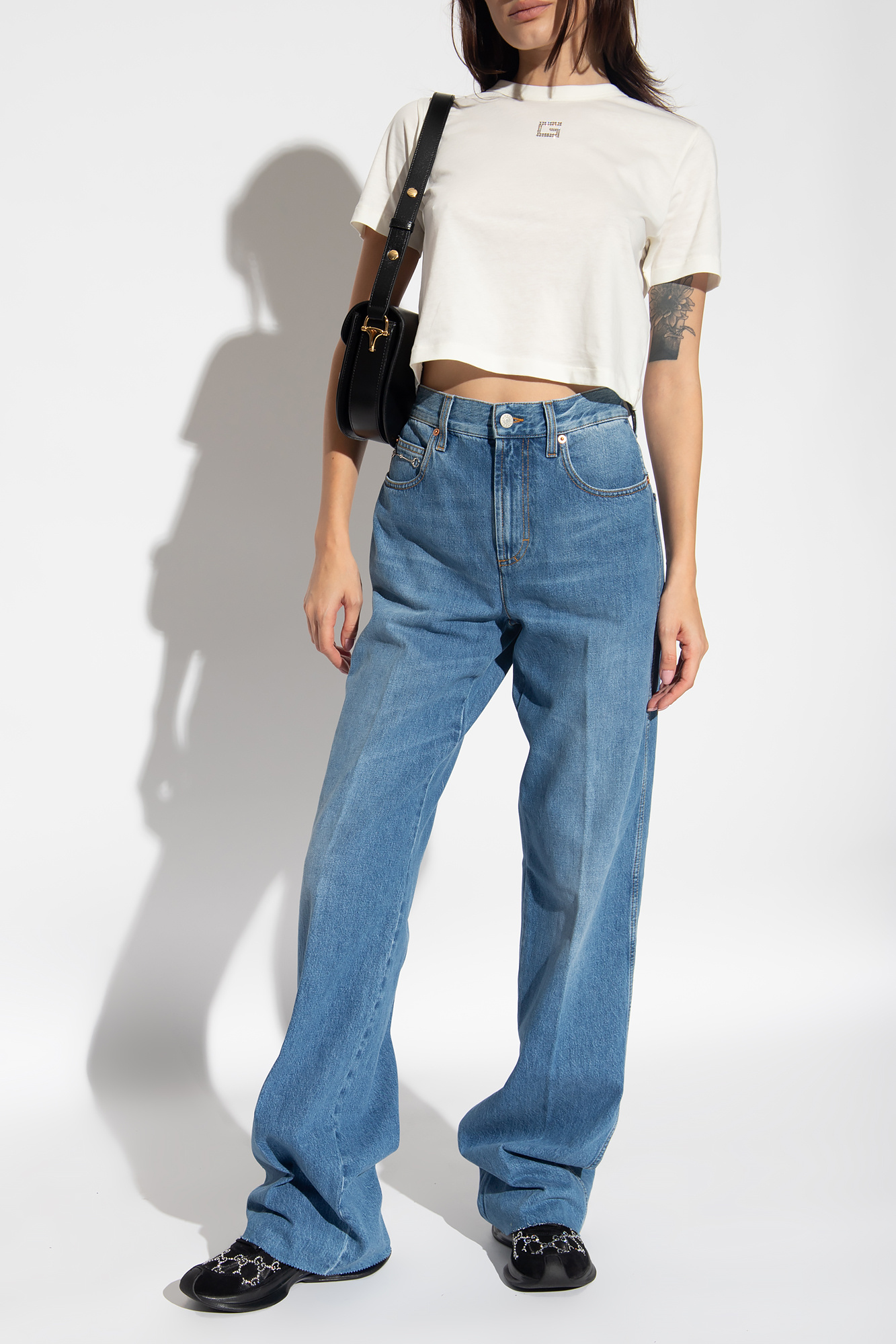 Gucci Horsebit Brixton Loafers | Women's Clothing | Gucci